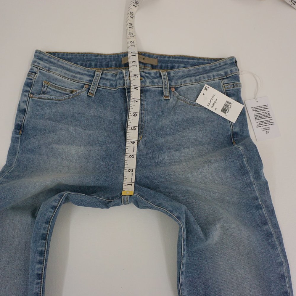 Joes Jeans Womens 31 The Markie Mid Rise Cropped Skinny Jeans Herrera Blue - Picture 7 of 10